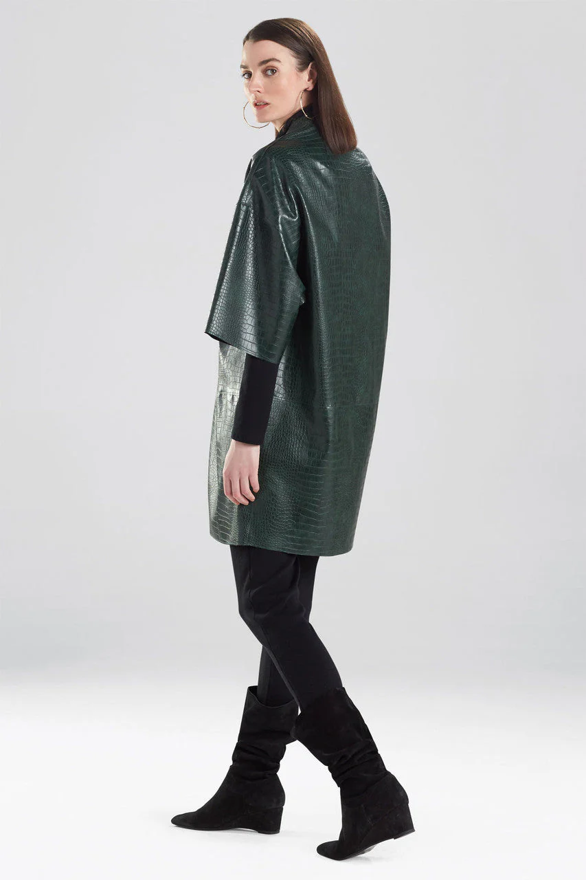 Faux Croco Kimono Long Topper - Image 2