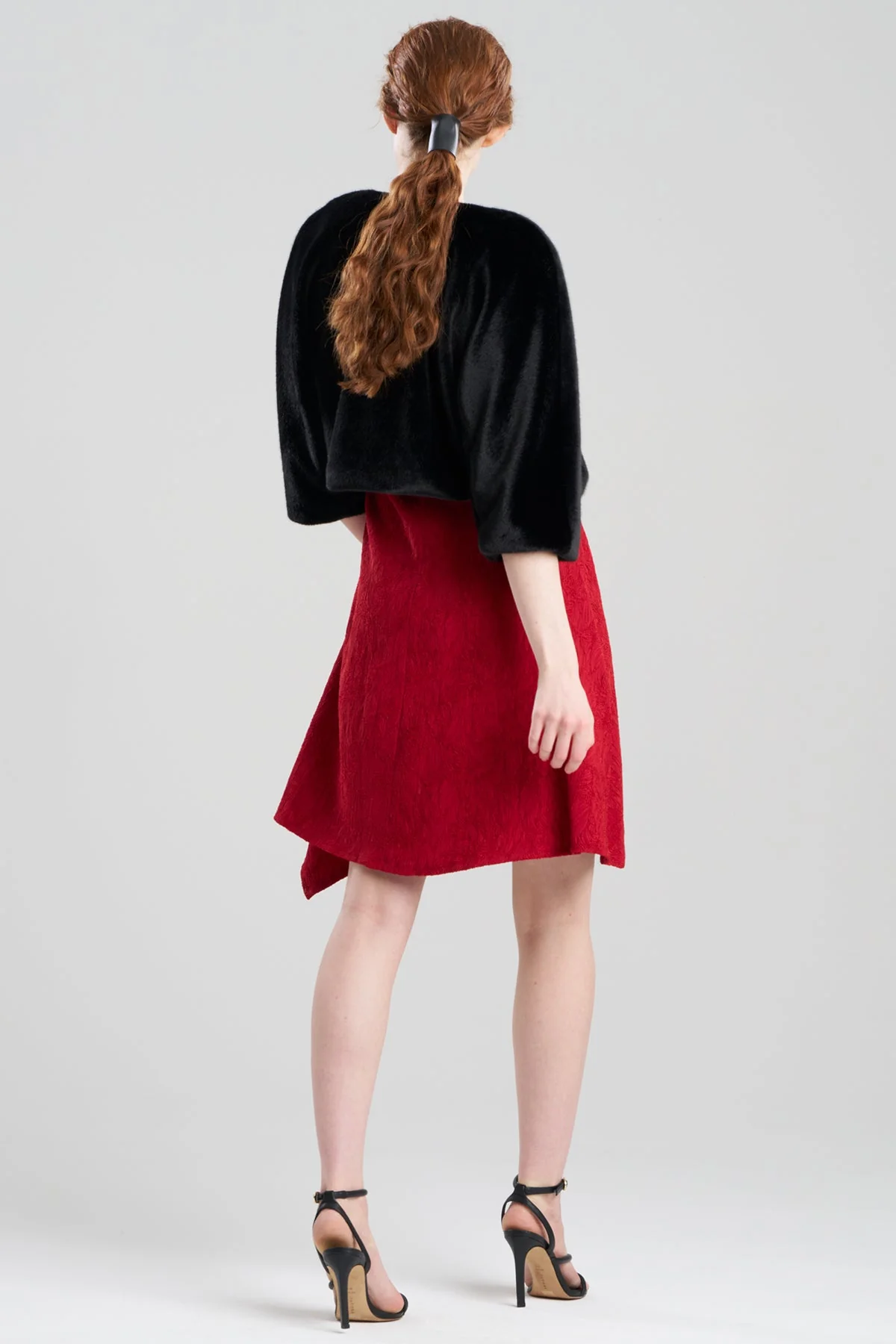 Faux Fur Cropped Jacket - Image 2