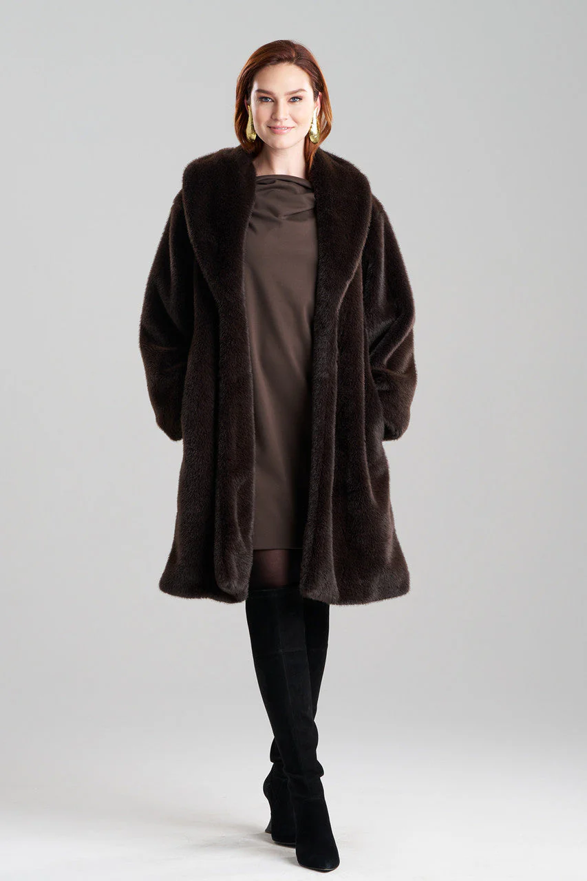Faux Mink Coat - Image 2