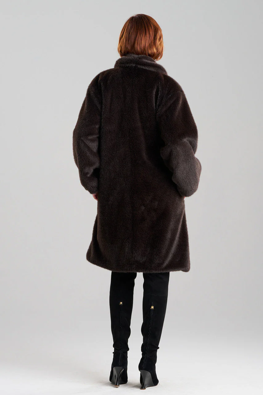 Faux Mink Coat - Image 3