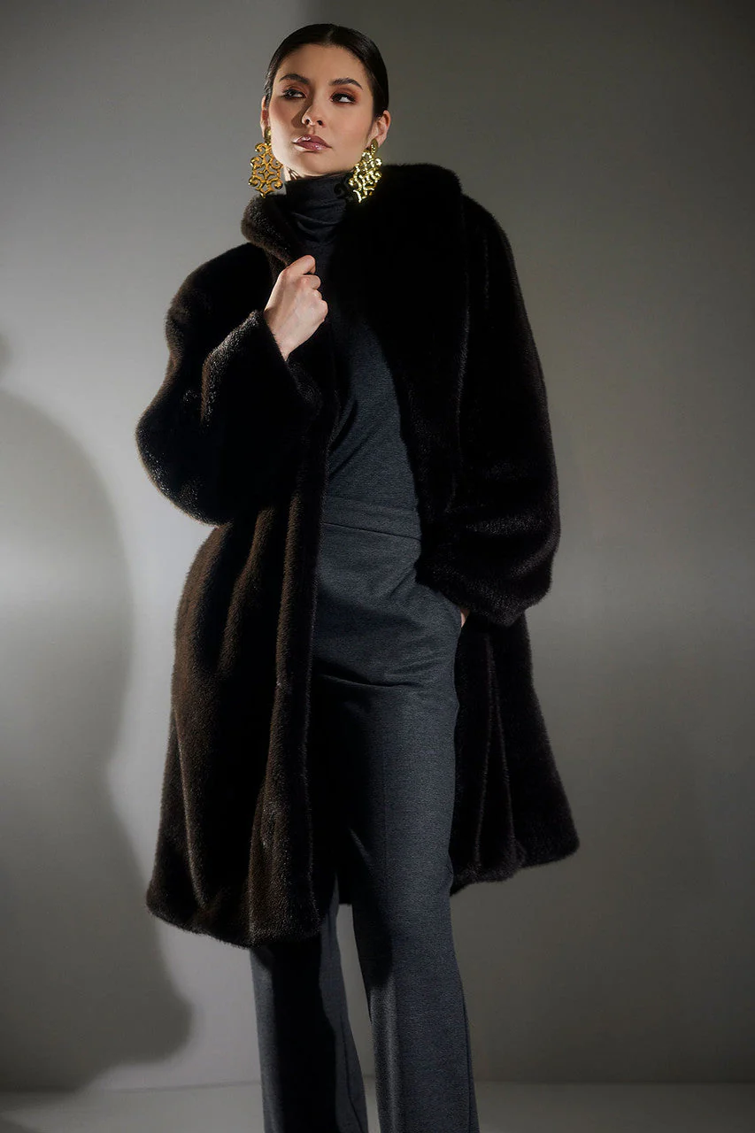 Faux Mink Coat - Image 6