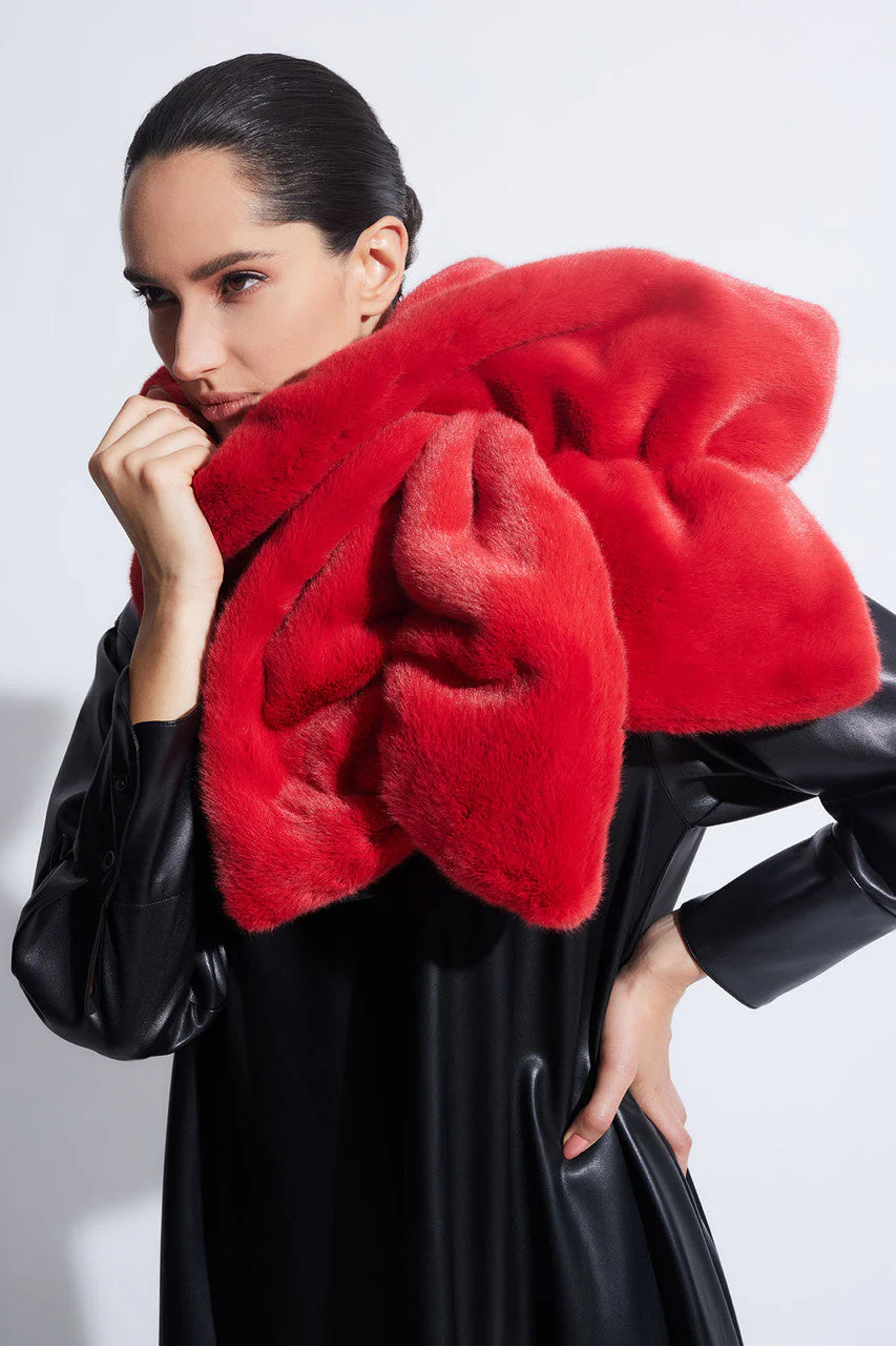 Faux Mink Scarf - Image 2