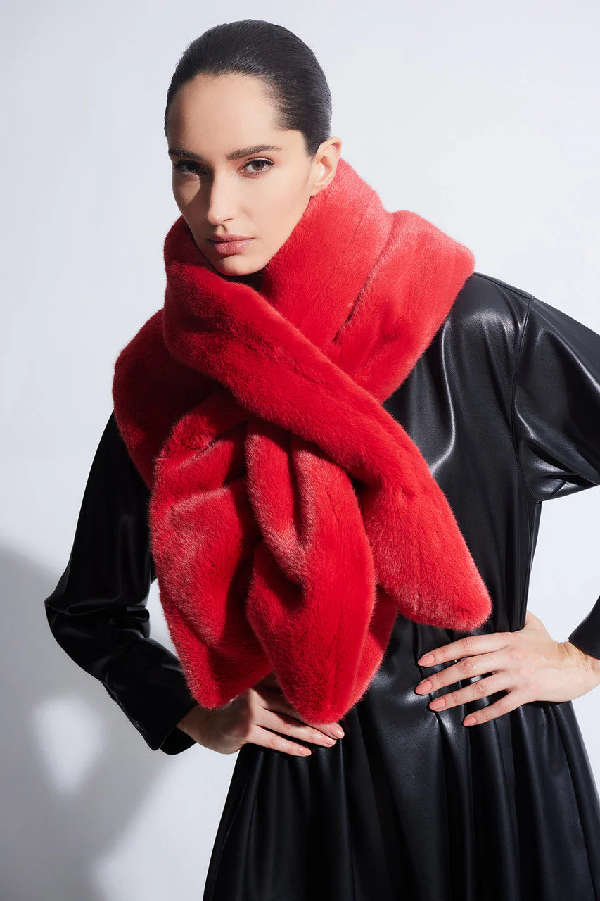 Faux Mink Scarf - Image 5