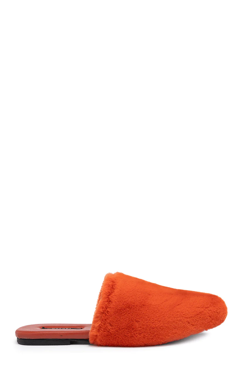 Faux Sheared Mink Slide - Image 2