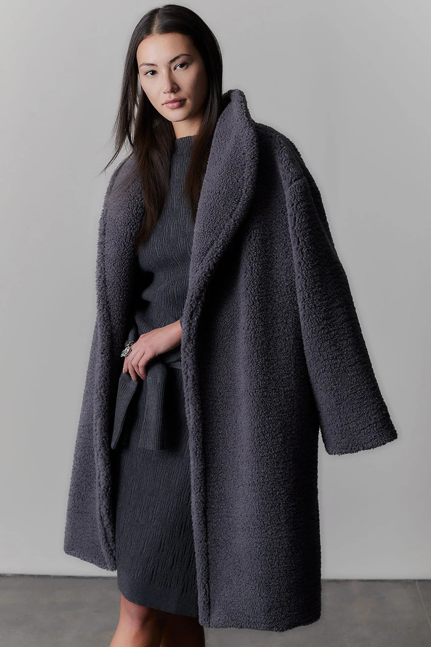 Faux Shearling Coat - Image 2