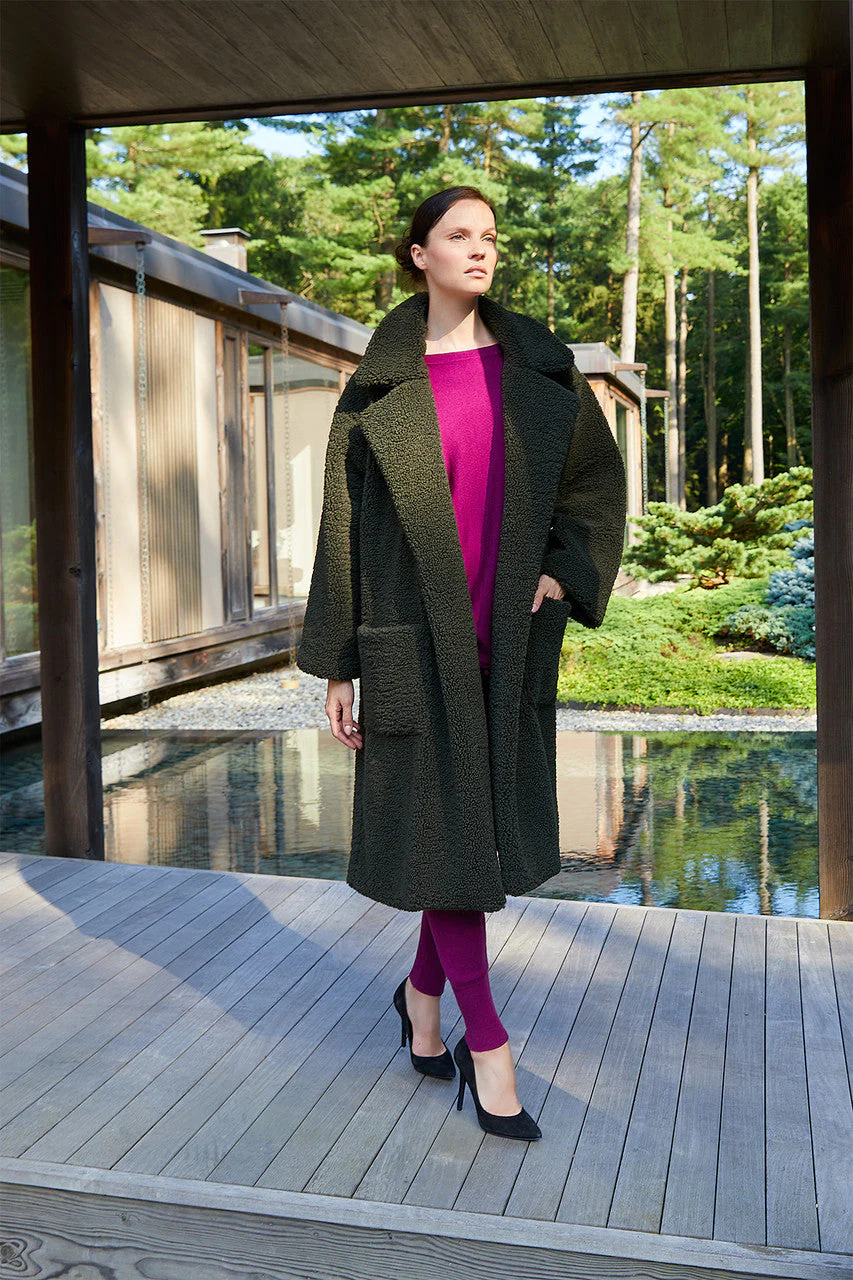 Faux Shearling Jacket - Image 4