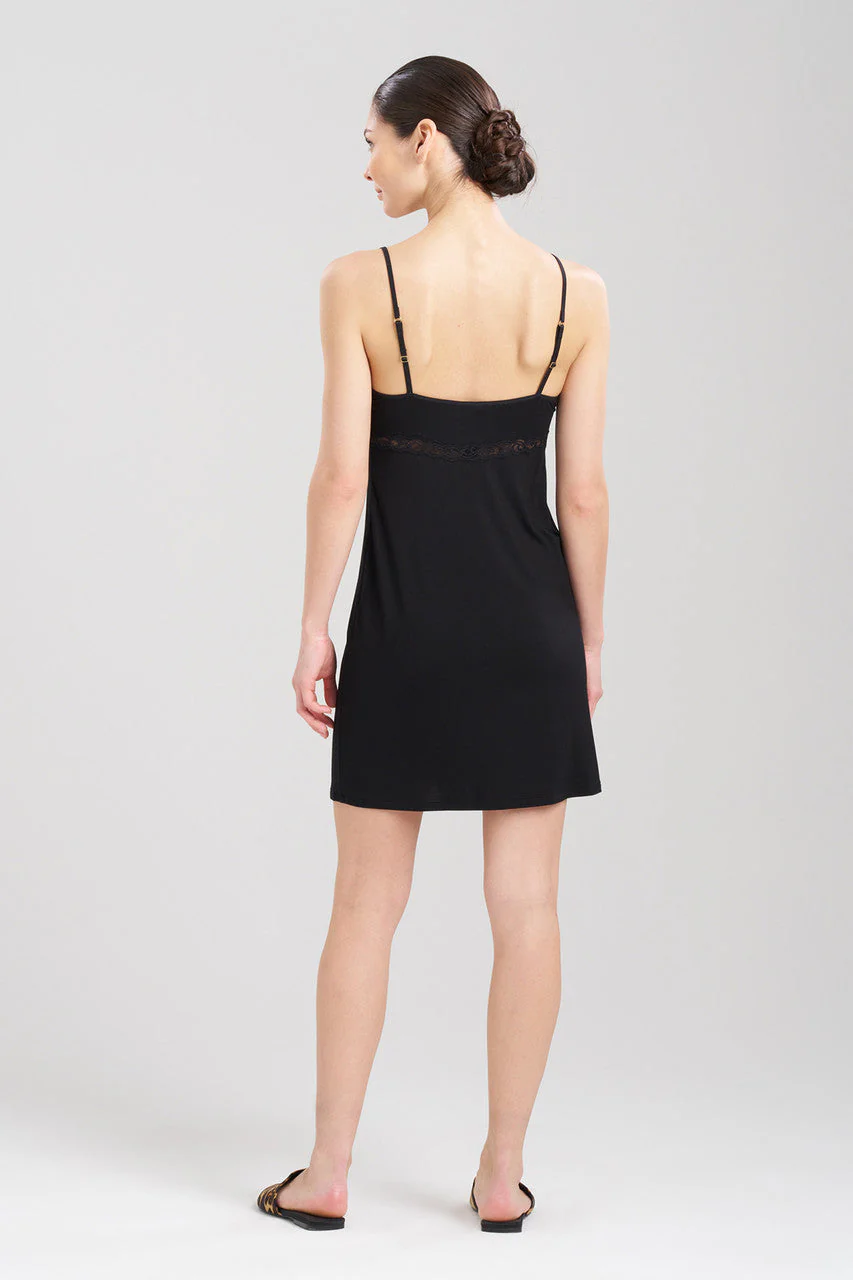 Feathers Essentials Lenzing™ Ecovero™ Viscose Lace Applique Chemise - Image 3