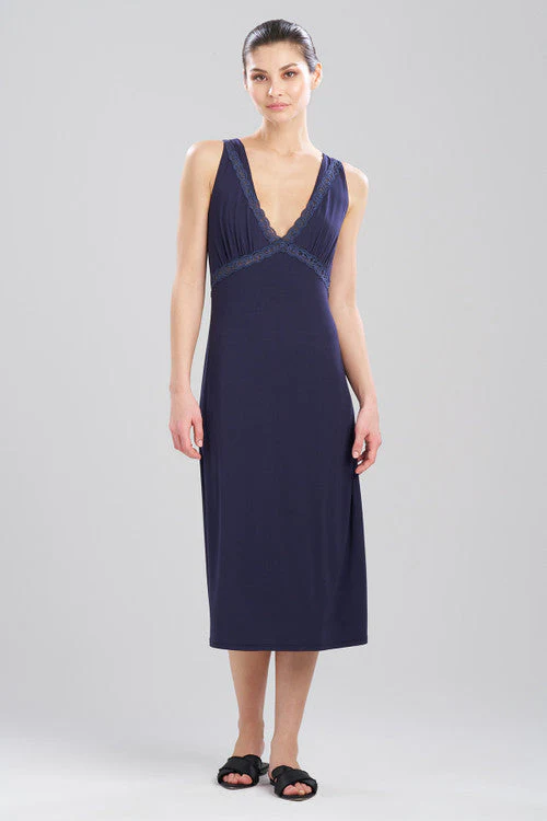 Feathers Essentials Lenzing™ Ecovero™ Viscose Lace Applique Slip Dress