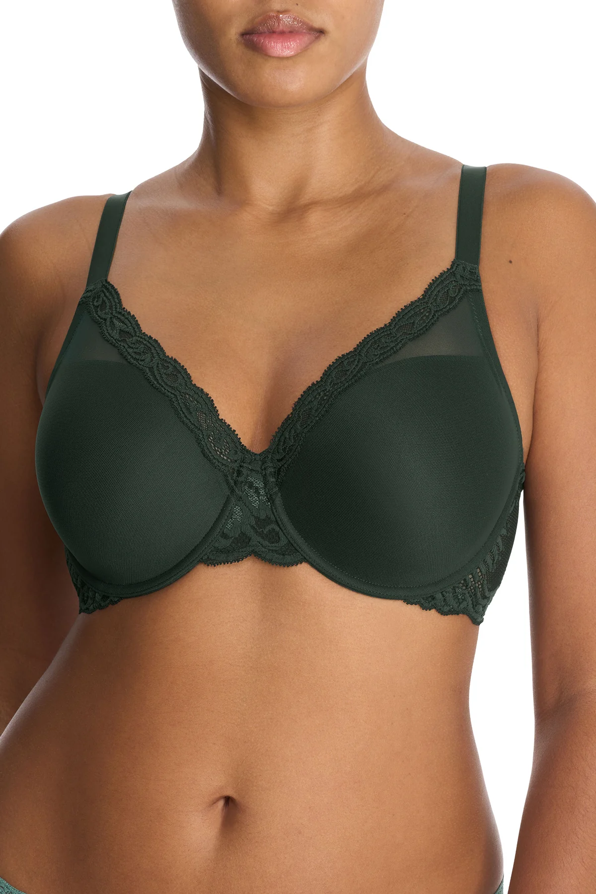 Feathers Full Figure Contour Underwire Bra