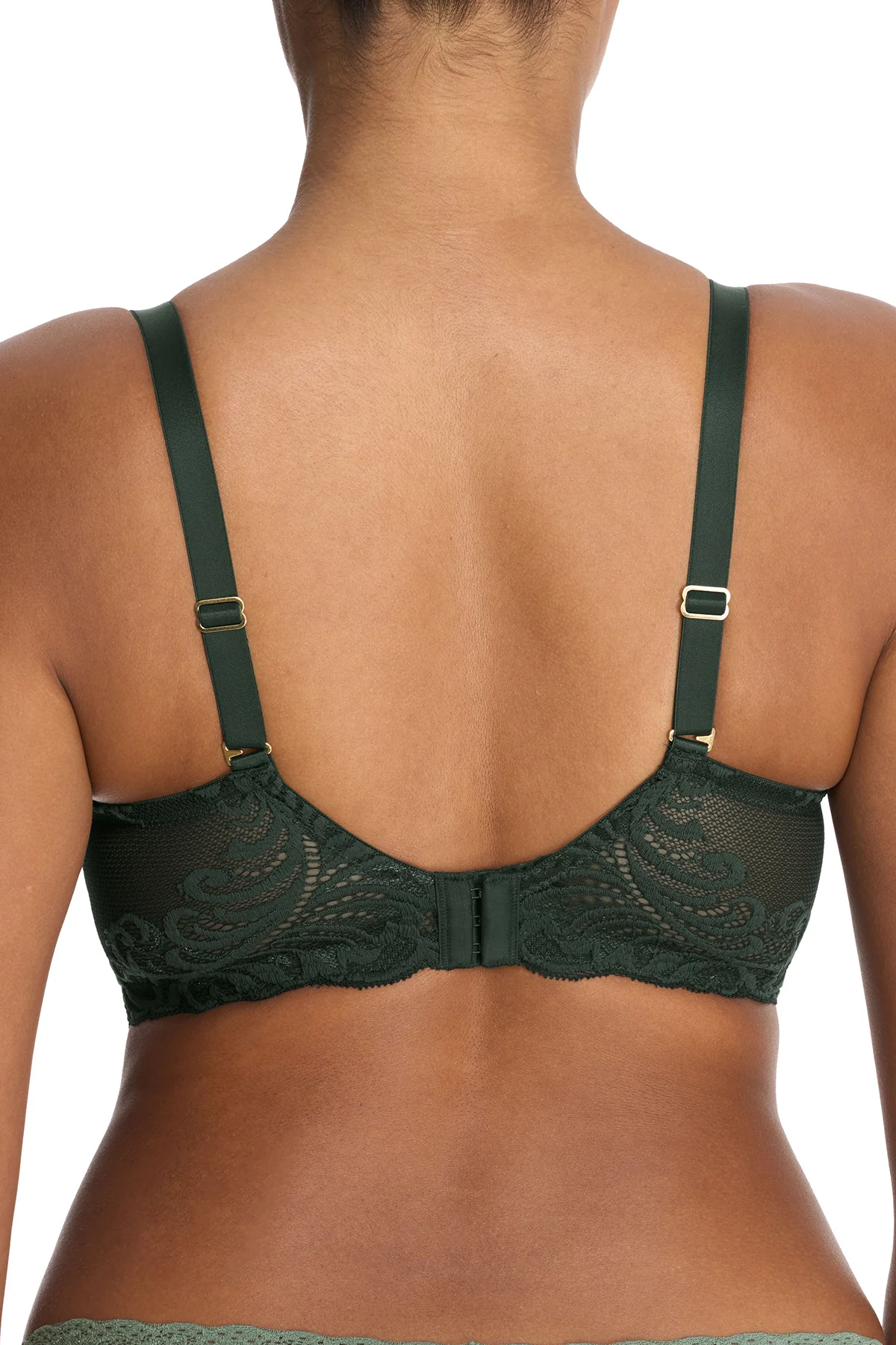 Feathers Full Figure Contour Underwire Bra - Image 4