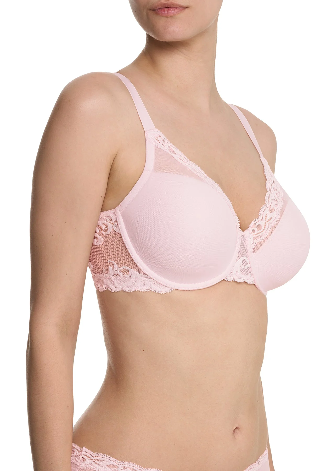 Feathers Full Figure Contour Underwire Bra - Image 3