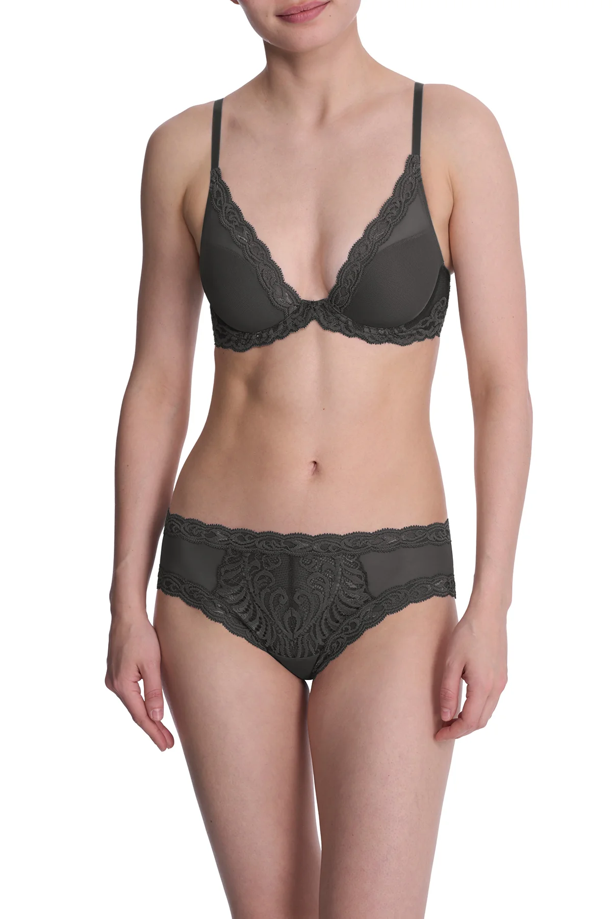 Feathers Plunge T-Shirt Bra - Select Colors - Image 5
