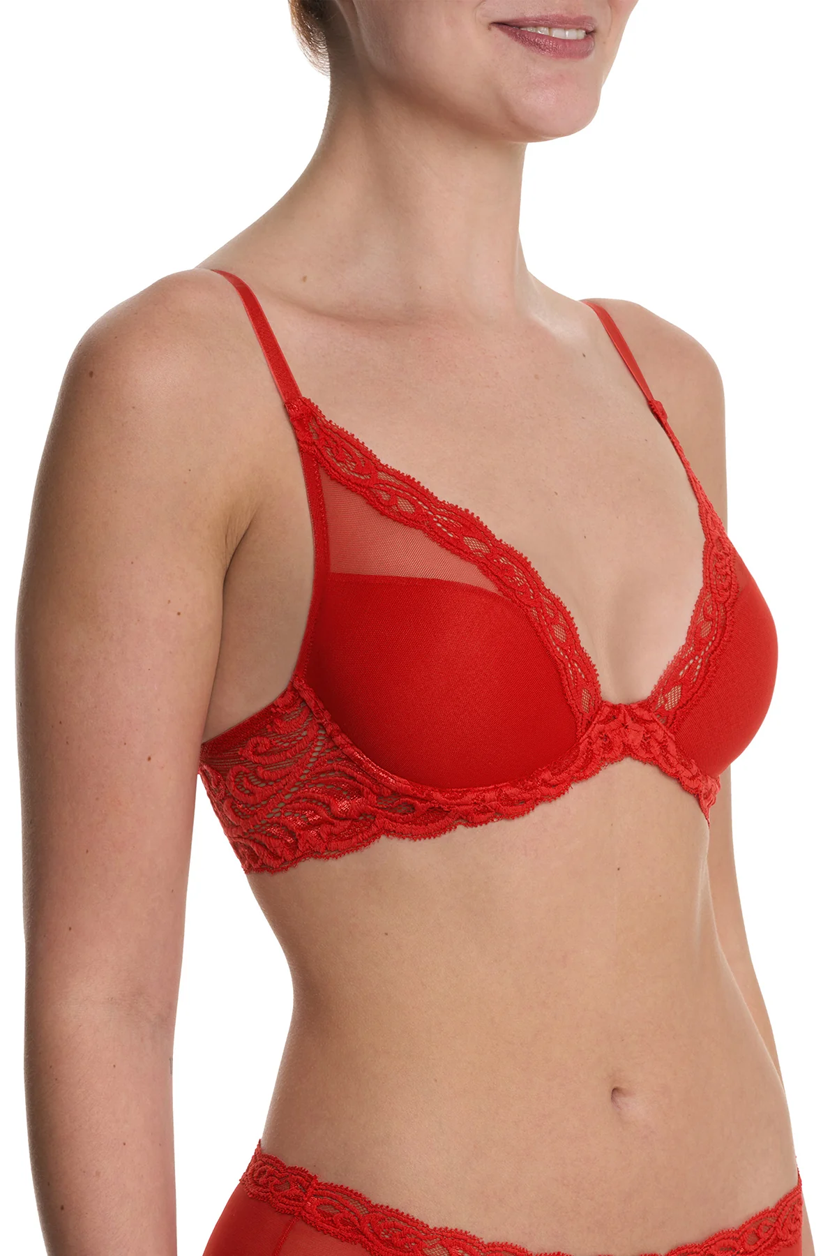 Feathers Plunge T-Shirt Bra - Select Colors - Image 3