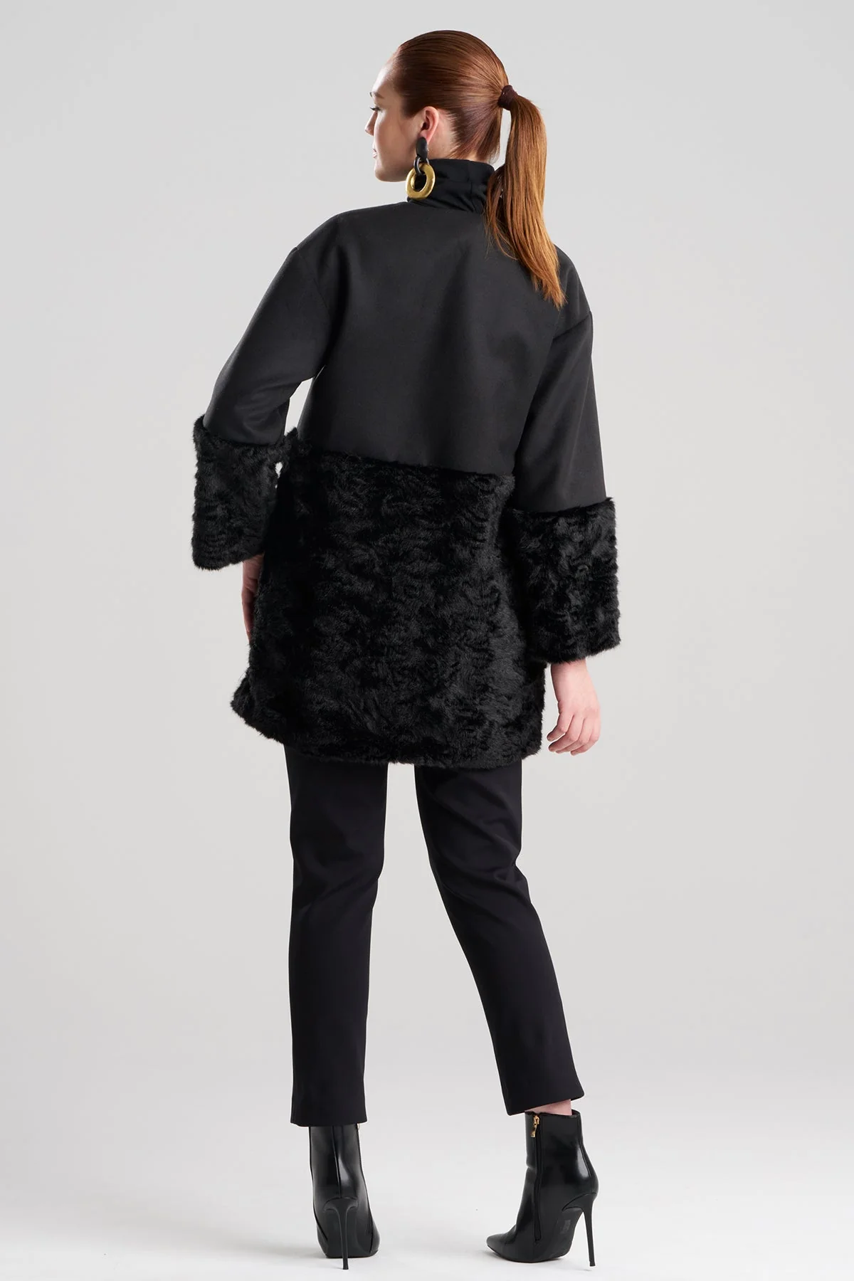 Felt Astrakhan Coat - Image 3