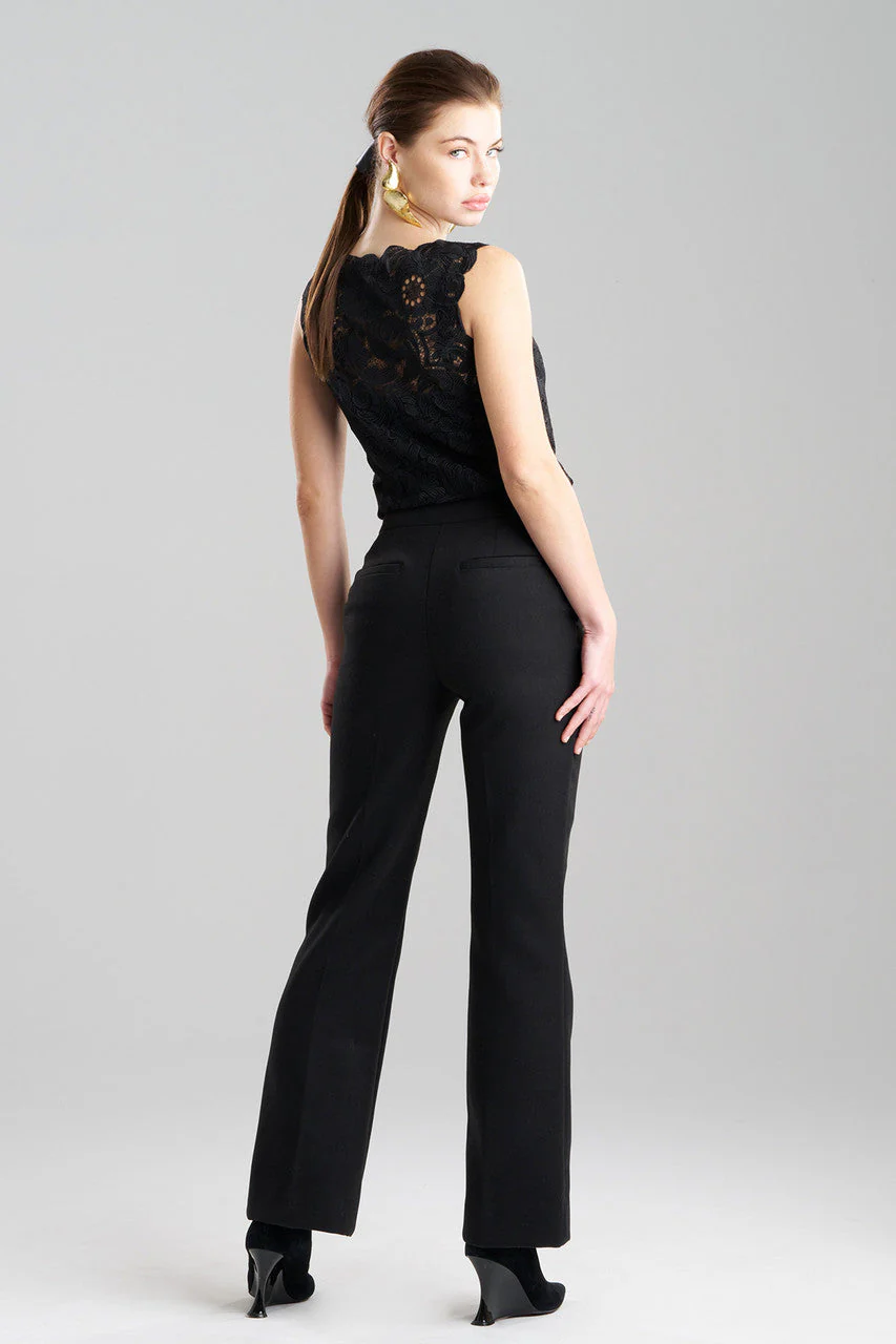Felt Zip Front Trousers - Image 2