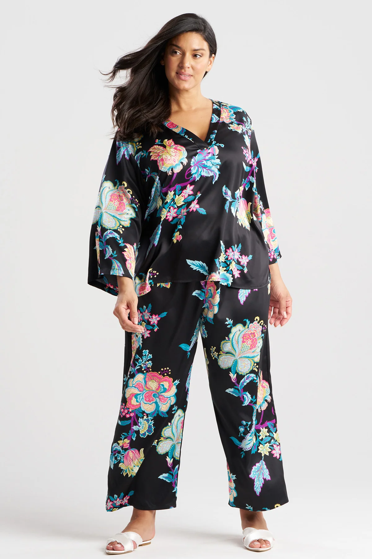 Festival Satin Long Sleeve PJ - Image 3