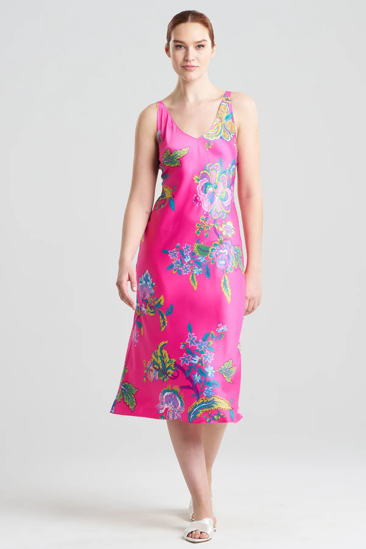 Festival Satin Slip Dress - Image 3