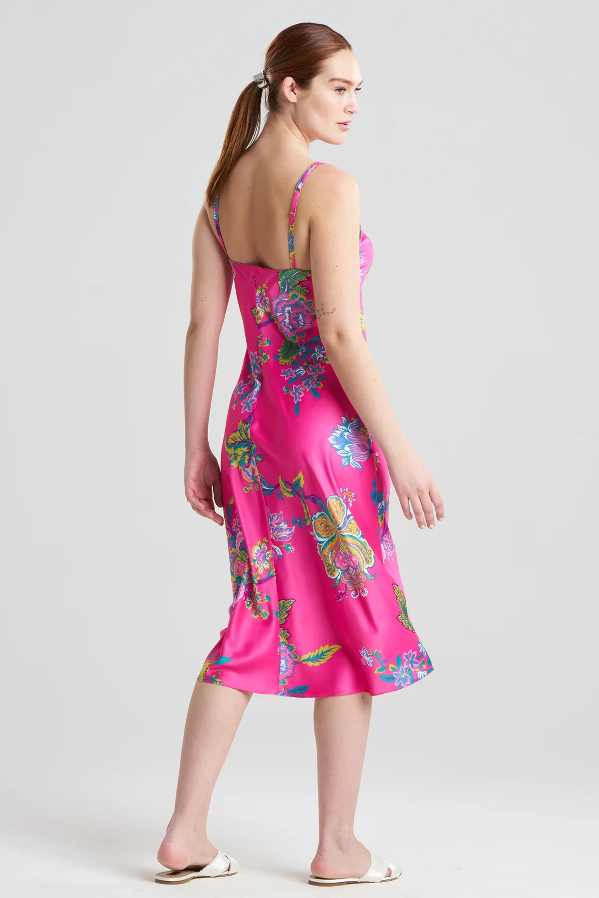 Festival Satin Slip Dress - Image 4