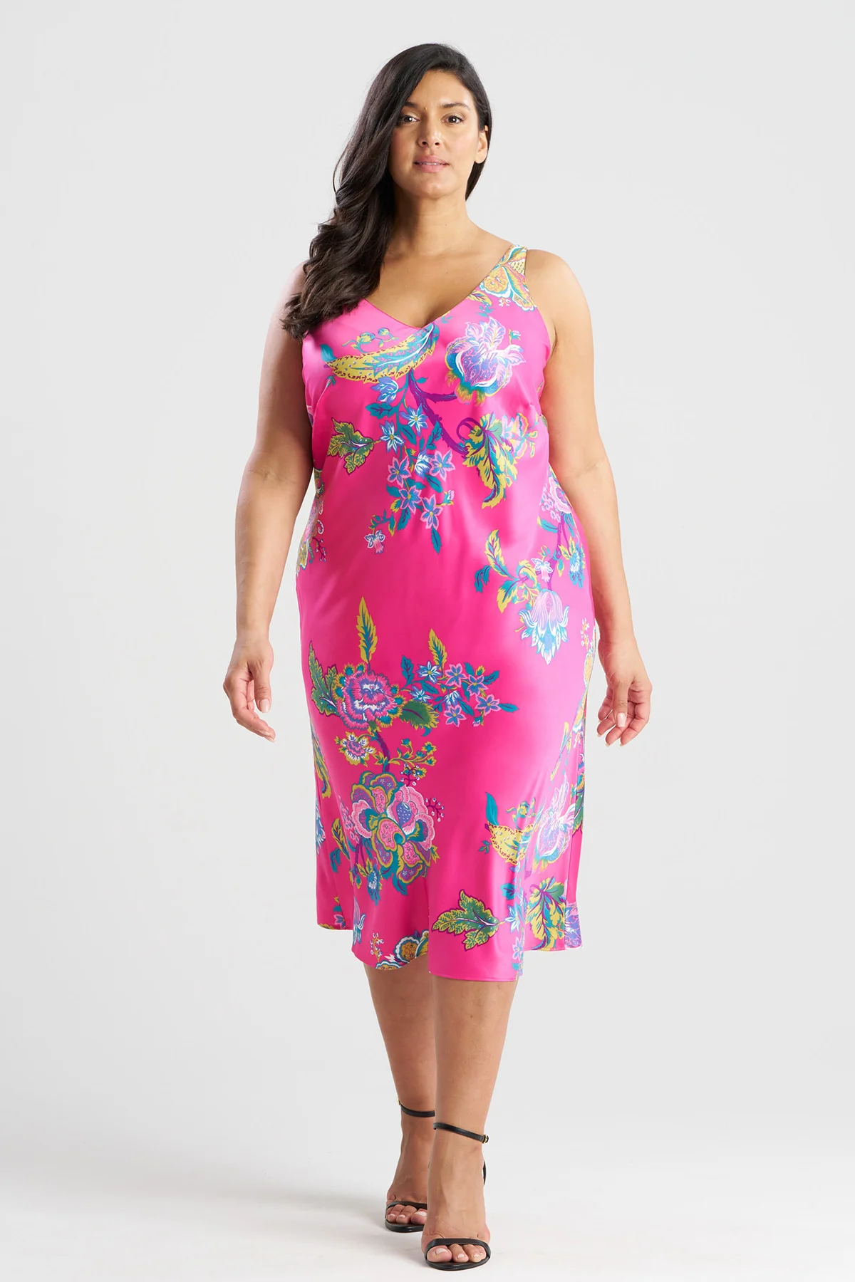 Festival Satin Slip Dress - Image 5