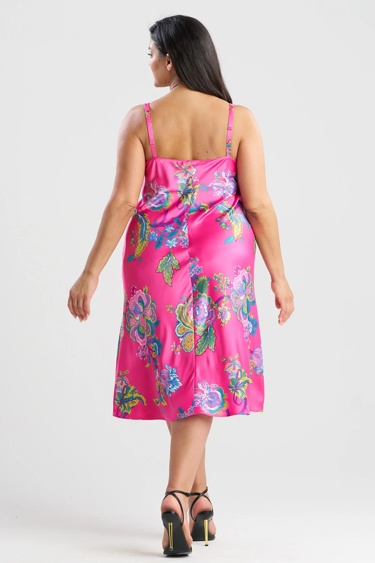 Festival Satin Slip Dress - Image 6