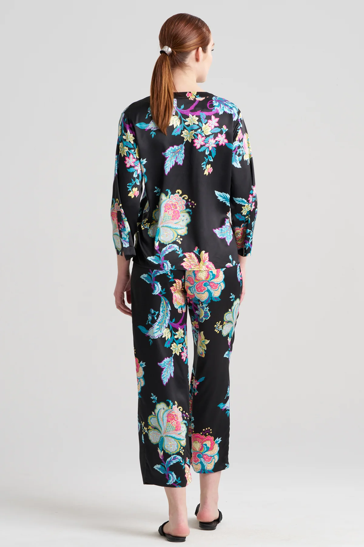 Festival Satin V-Neck PJ - Image 2