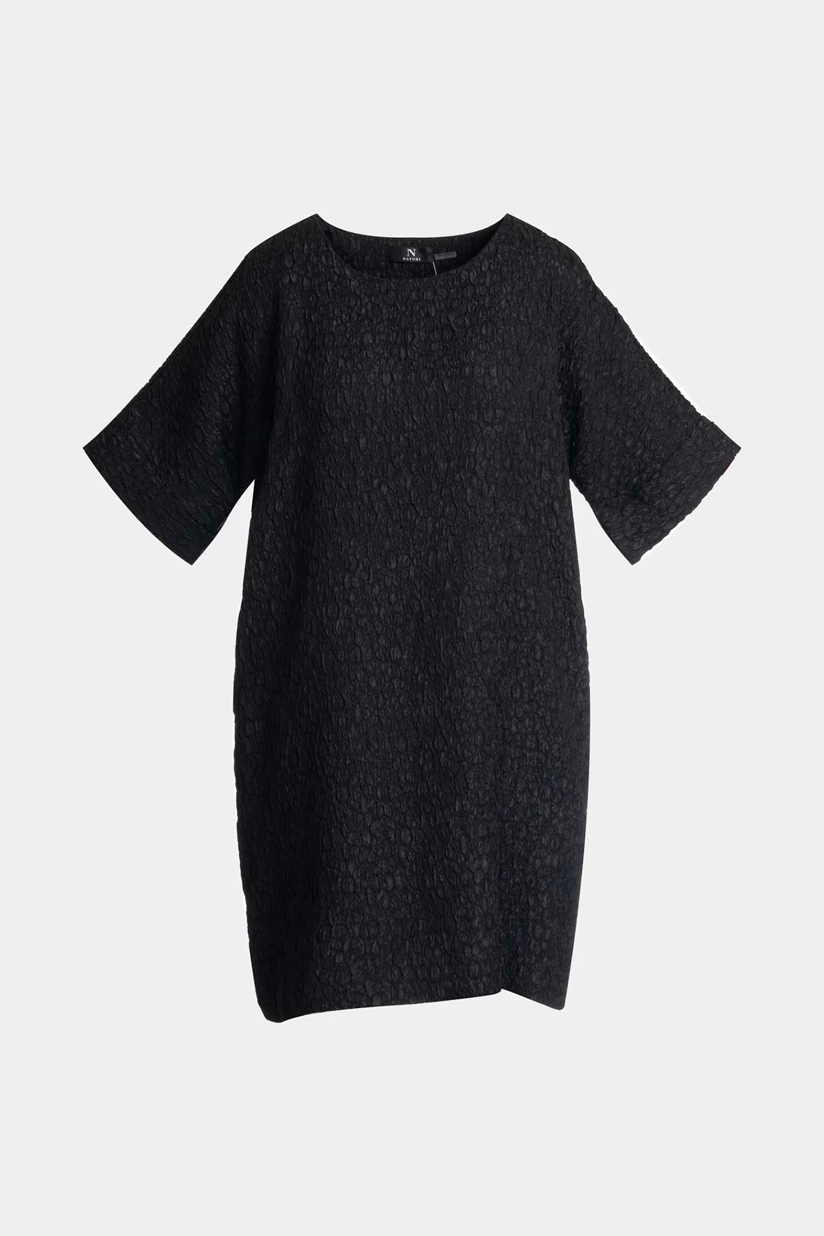 Floral Crinkle Jacquard T-Shirt Dress - Image 3