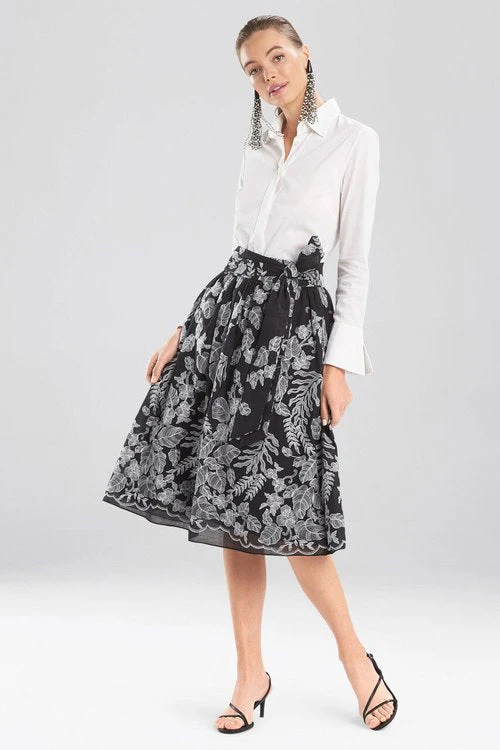 Floral Embroidery Skirt - Image 6