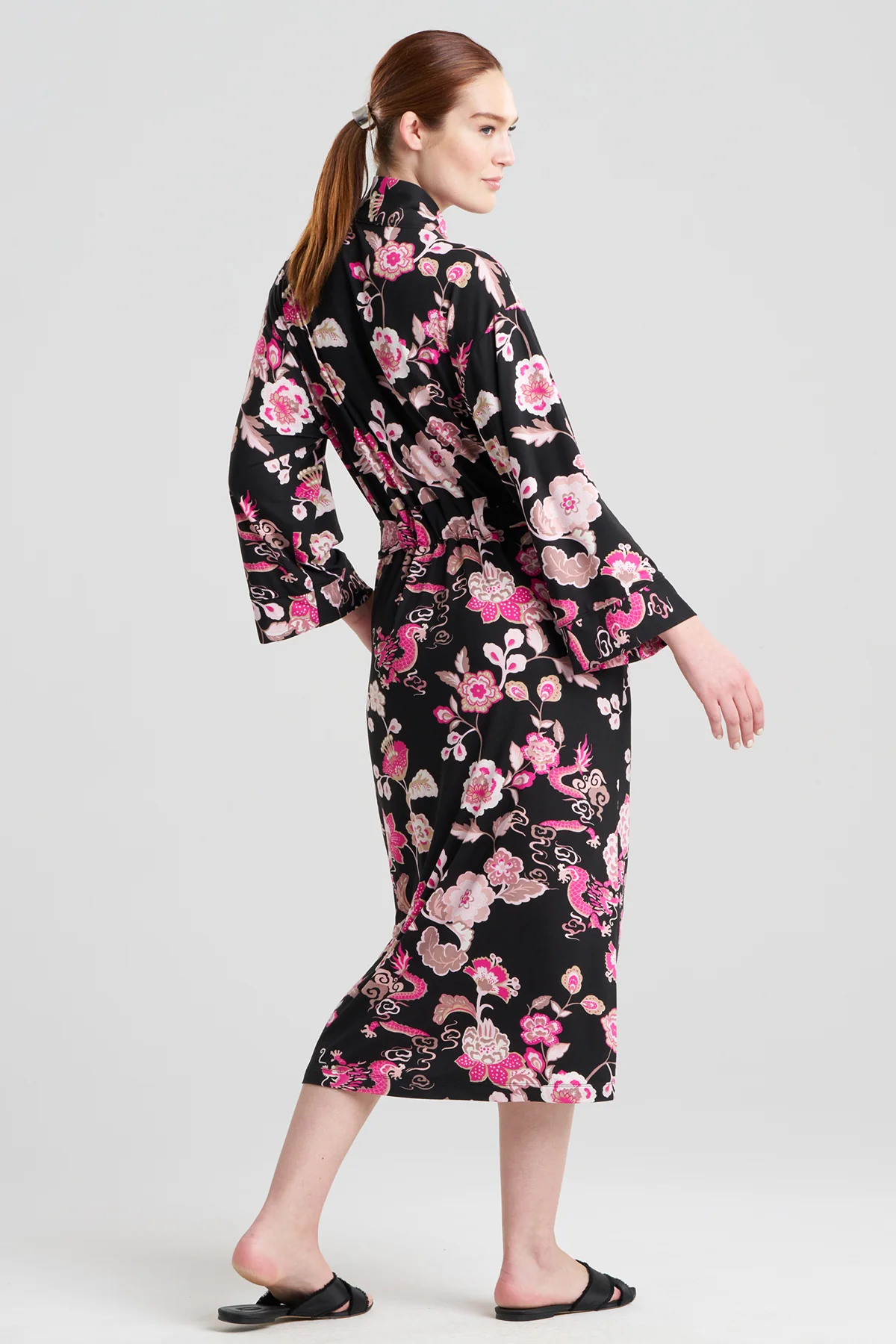 Fluer Dragon Cozy Knit Robe - Image 2
