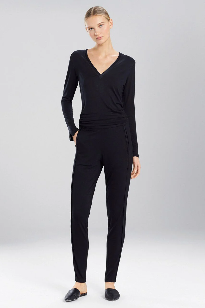 Fuji Pants With Silk Trim - Image 2