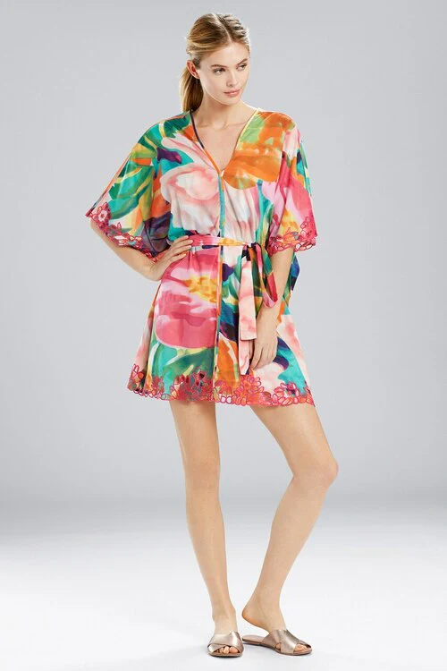 Garbo Caftan Tie With Embroidery - Image 6