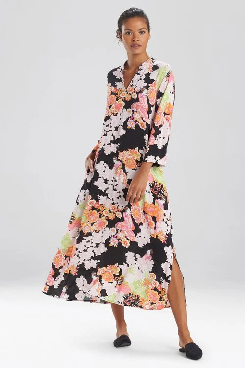Geisha Garden Slit Caftan