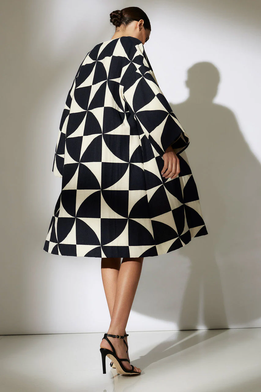 Geo Mod Jacquard Coat - Image 6