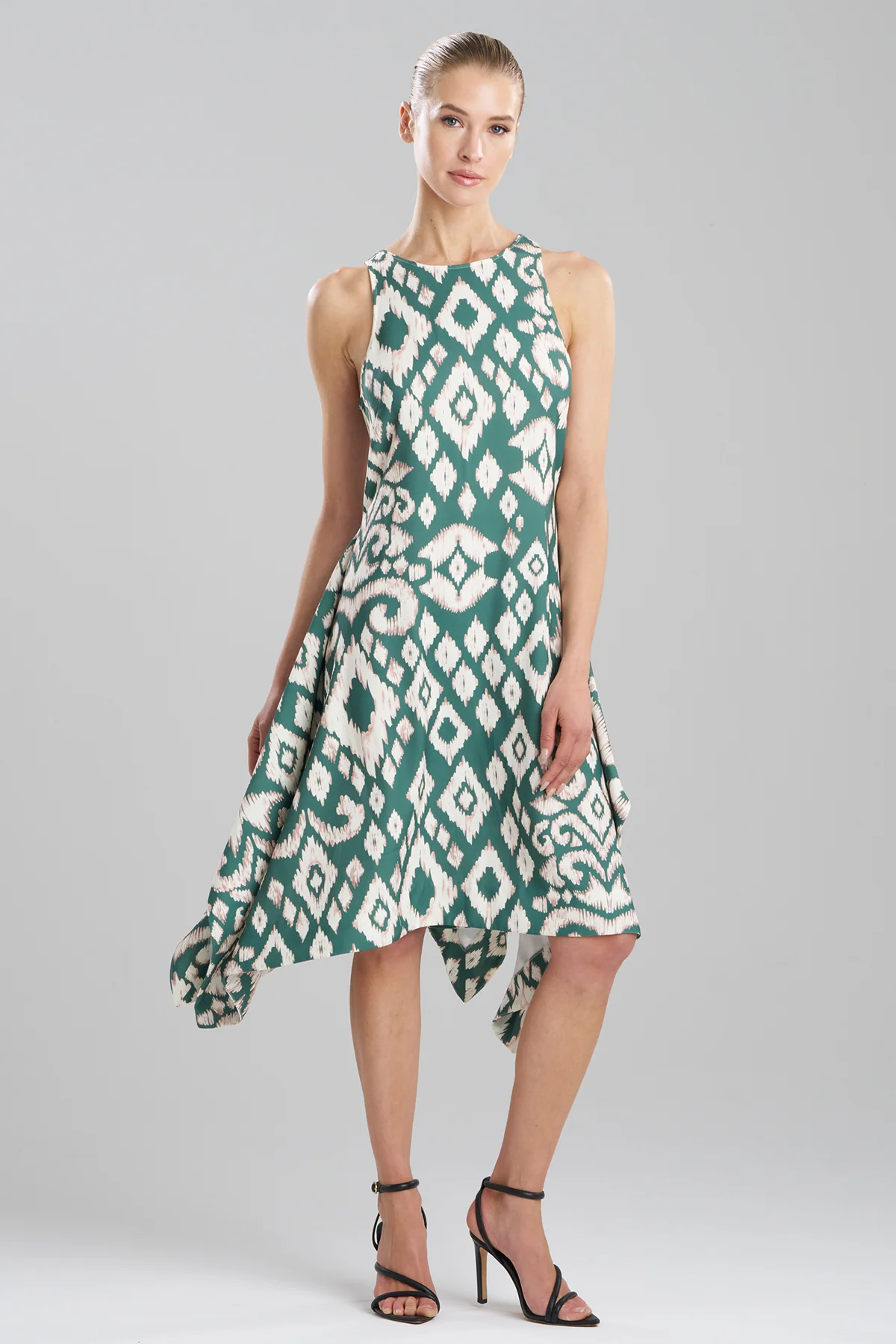 Ginza Woven Crepe Handkerchief Dress