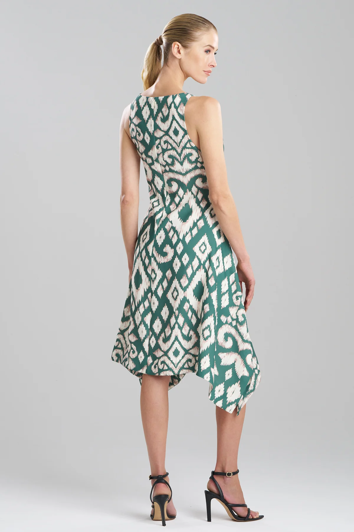 Ginza Woven Crepe Handkerchief Dress - Image 2