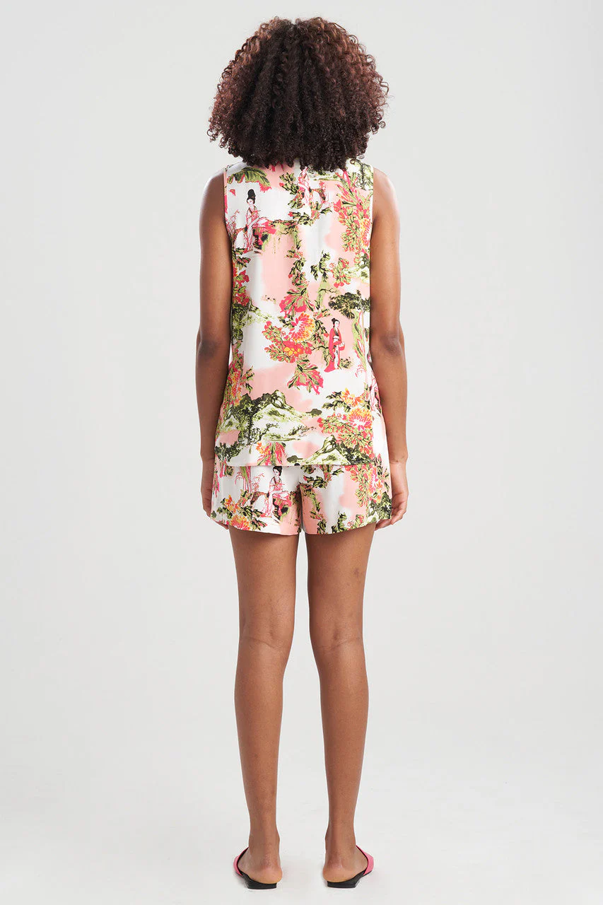 Gion-Printed Challis Sleeveless PJ - Image 2