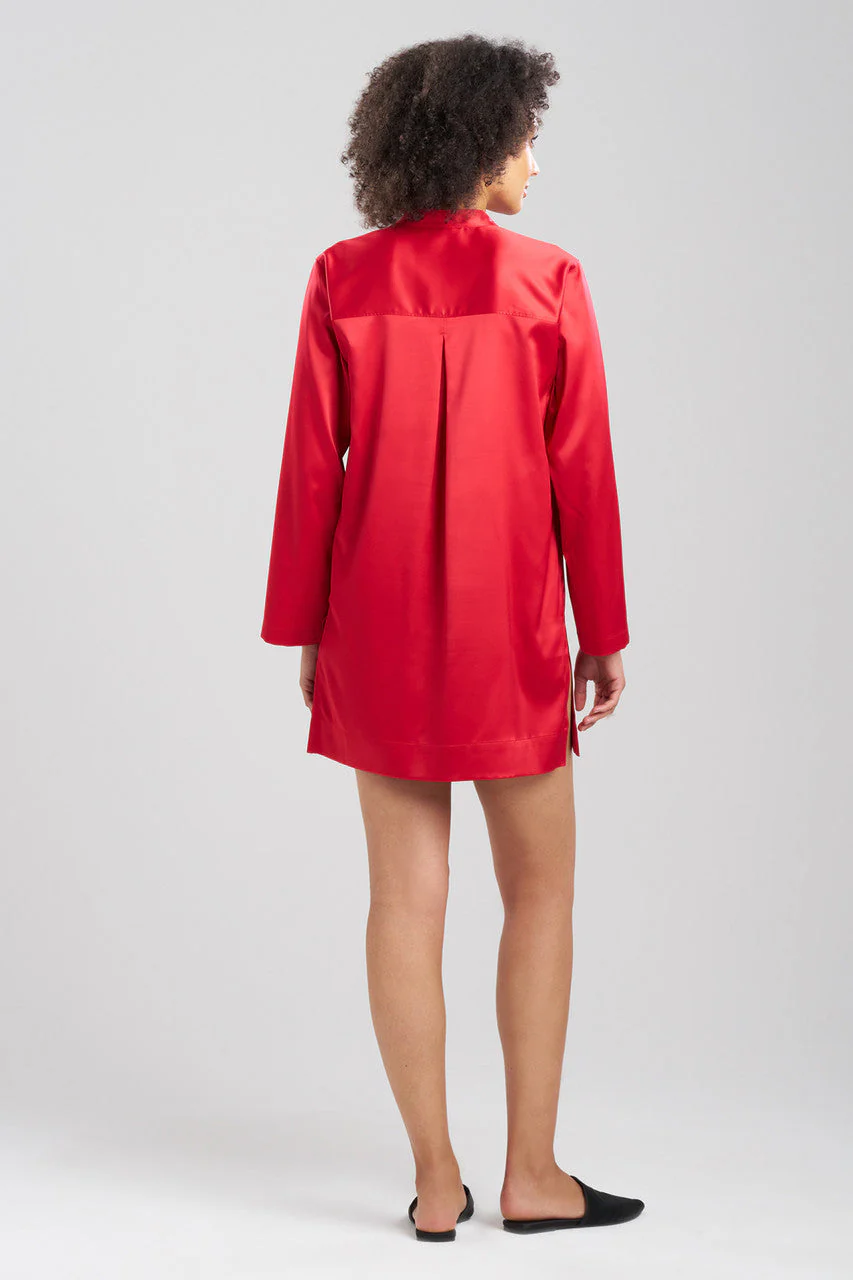 Glamour Mandarin Tunic Sleepshirt - Image 2
