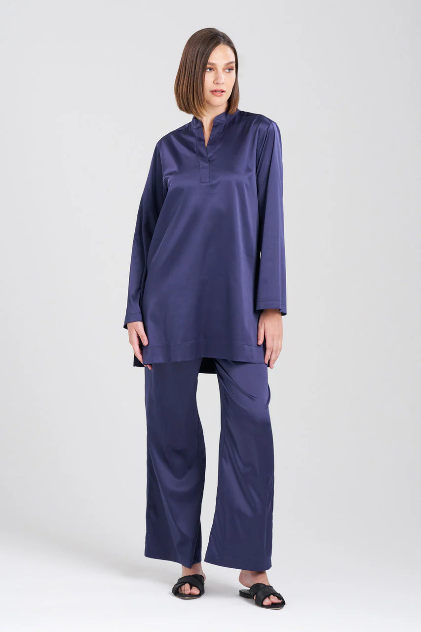 Glamour Mandarin Tunic Sleepshirt