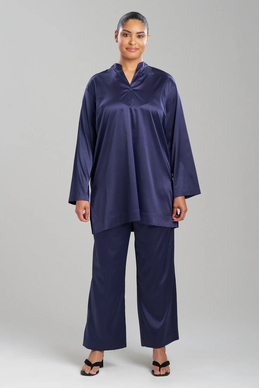 Glamour Mandarin Tunic Sleepshirt - Image 3