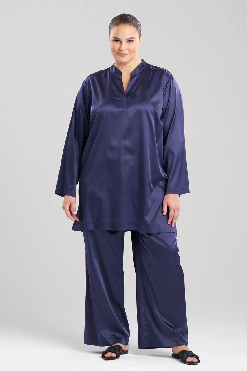 Glamour Mandarin Tunic Sleepshirt - Image 5