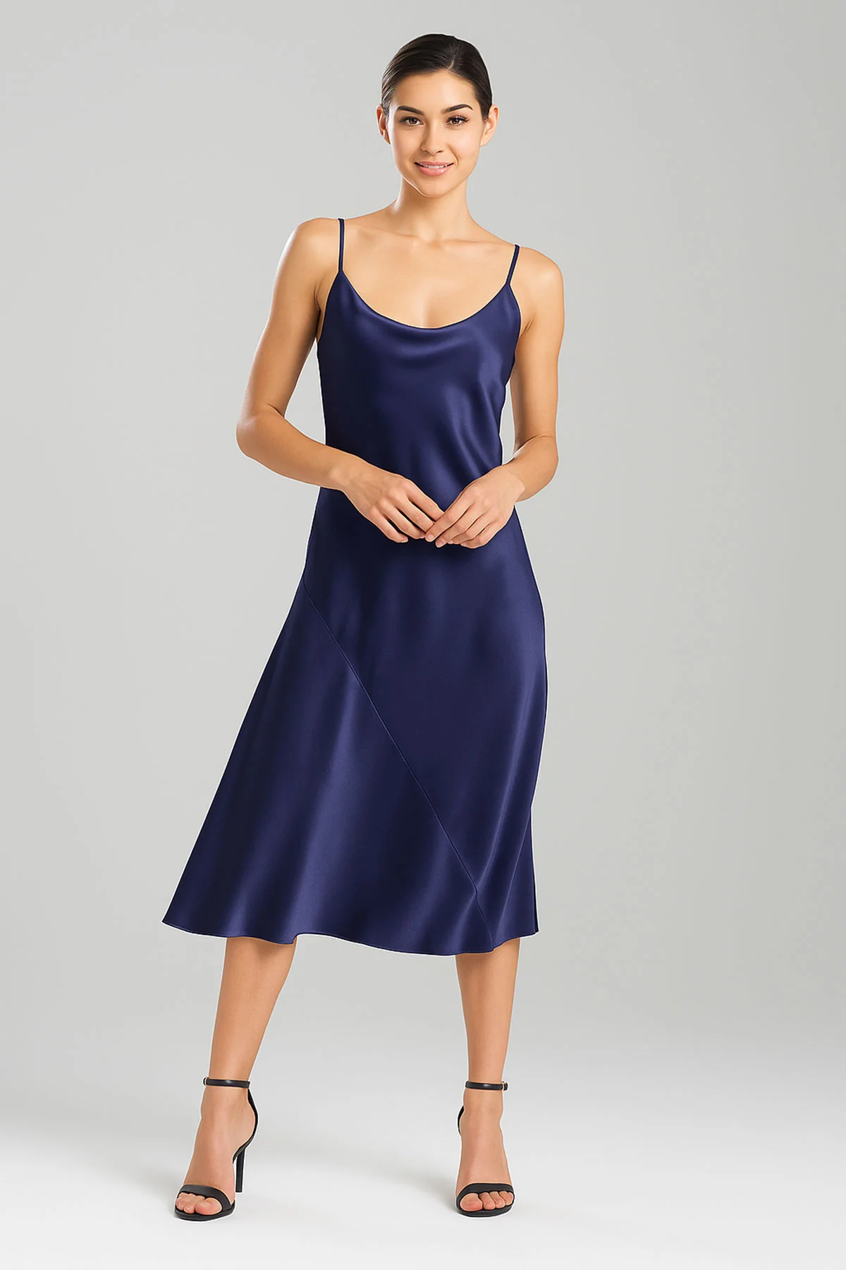 Glamour Scoop Neck Slip Dress