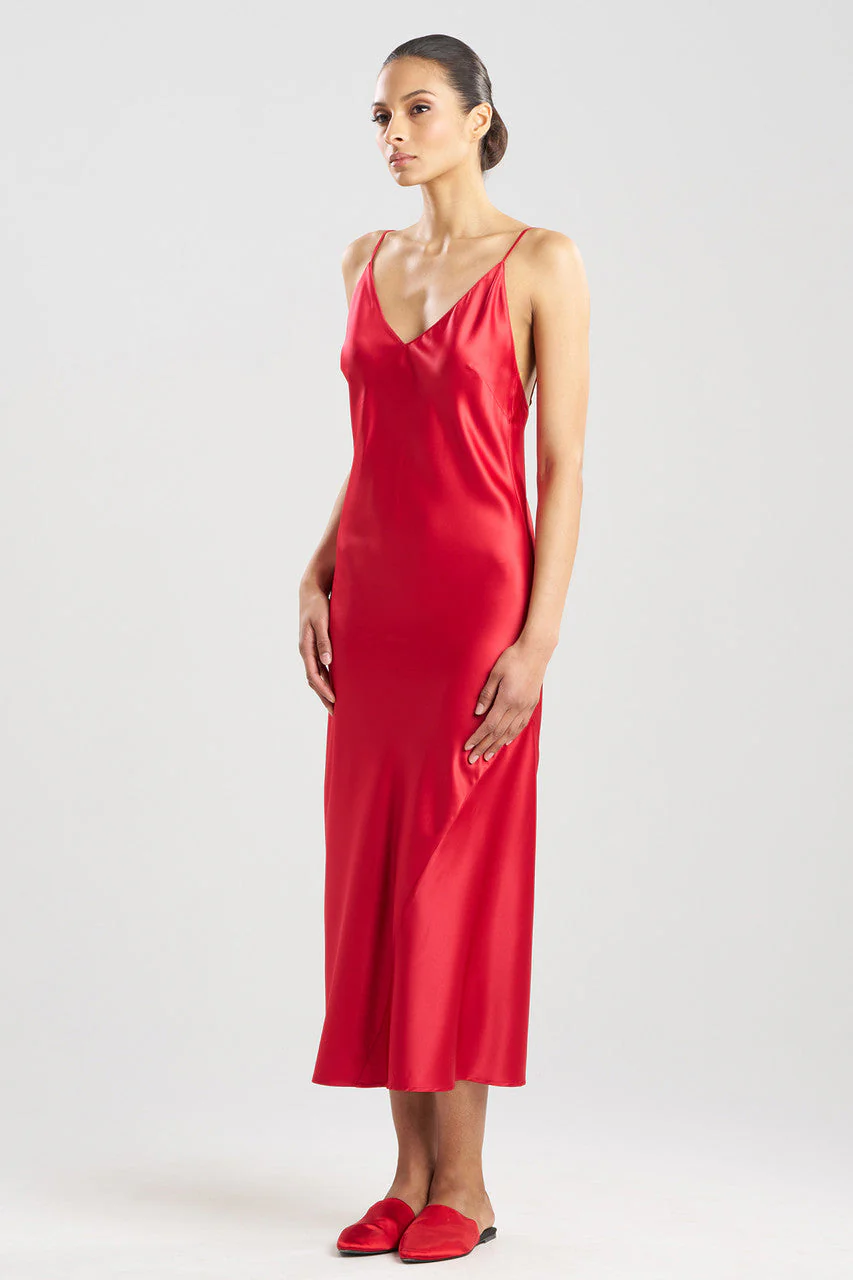 Glamour V-Neck Slip Dress
