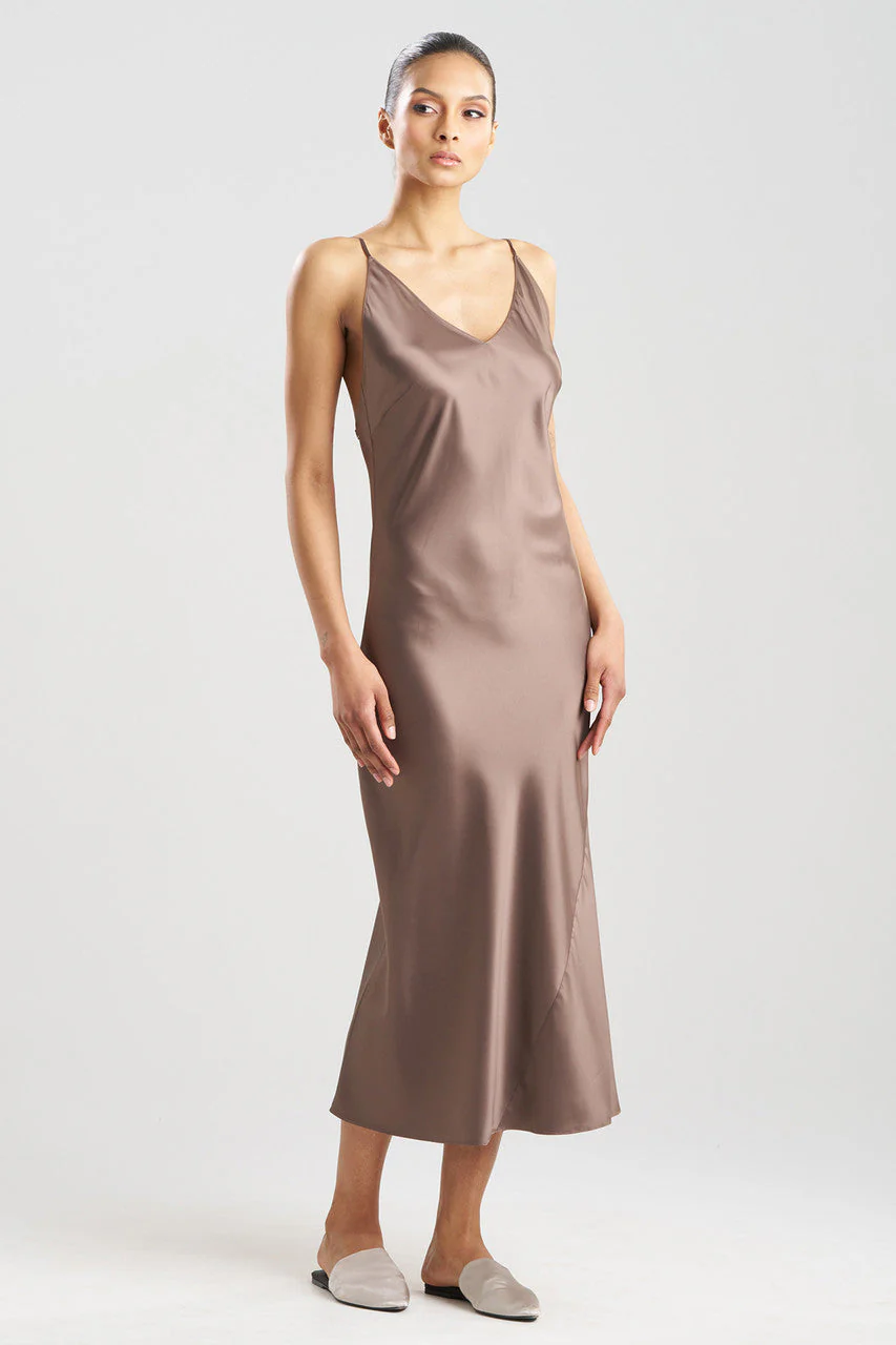 Glamour V-Neck Slip Dress
