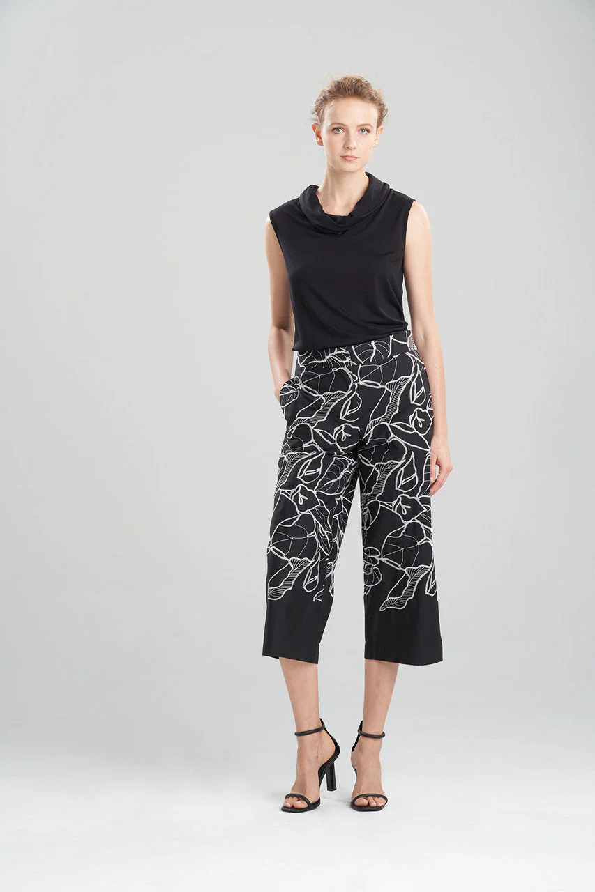 Hana Cotton Poplin Embroidered Pants - Image 3