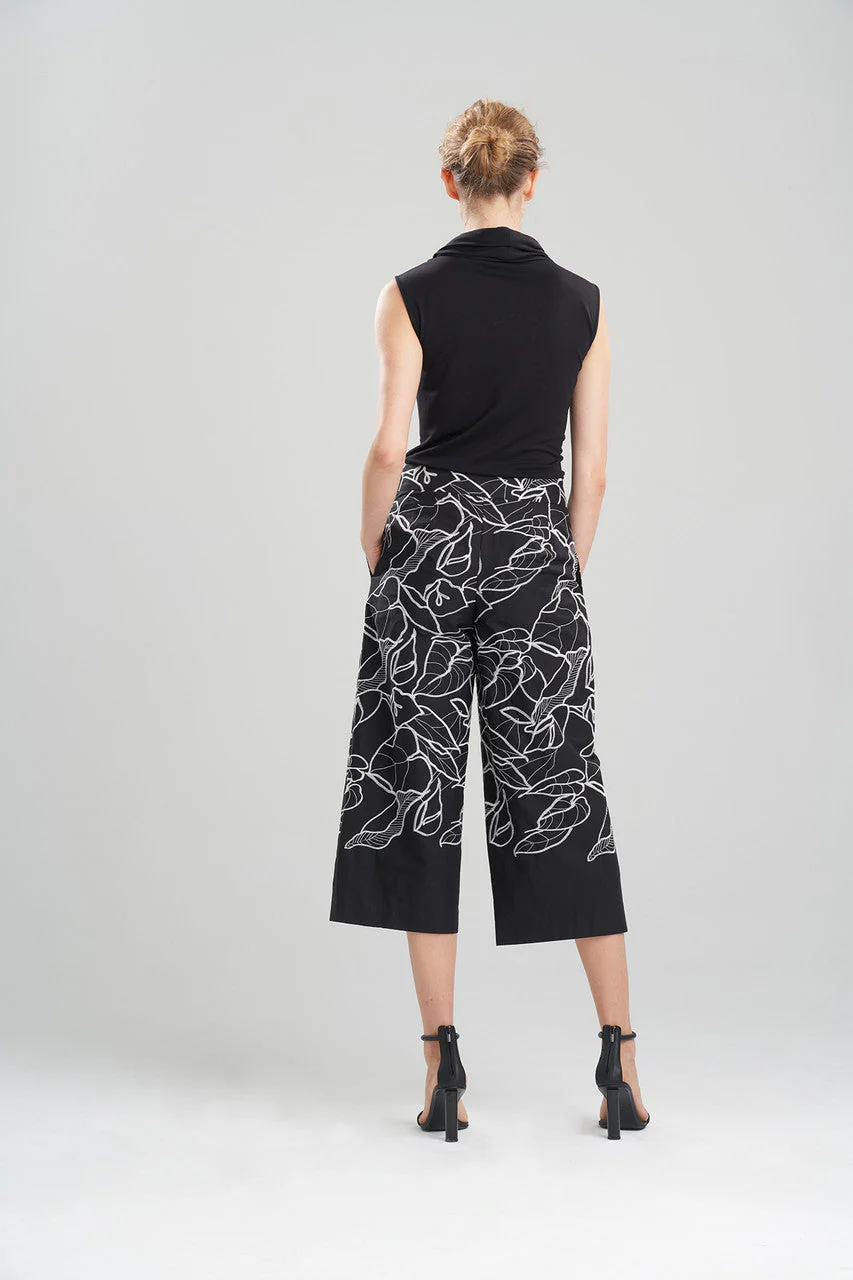 Hana Cotton Poplin Embroidered Pants - Image 4