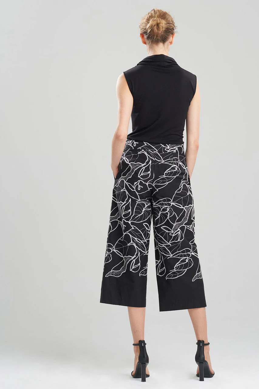 Hana Cotton Poplin Embroidered Pants - Image 5