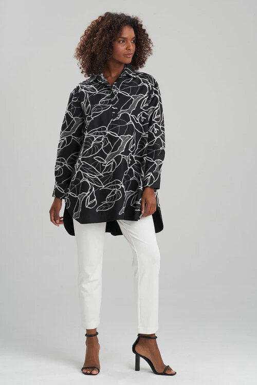 Hana Cotton Poplin Embroidered Shirt - Image 8