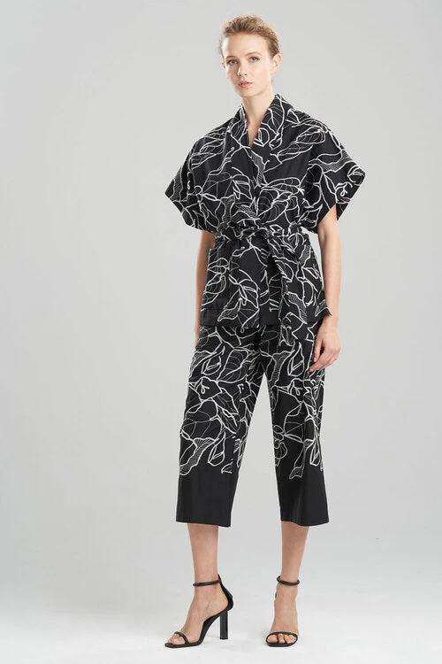 Hana Cotton Poplin Embroidered Topper