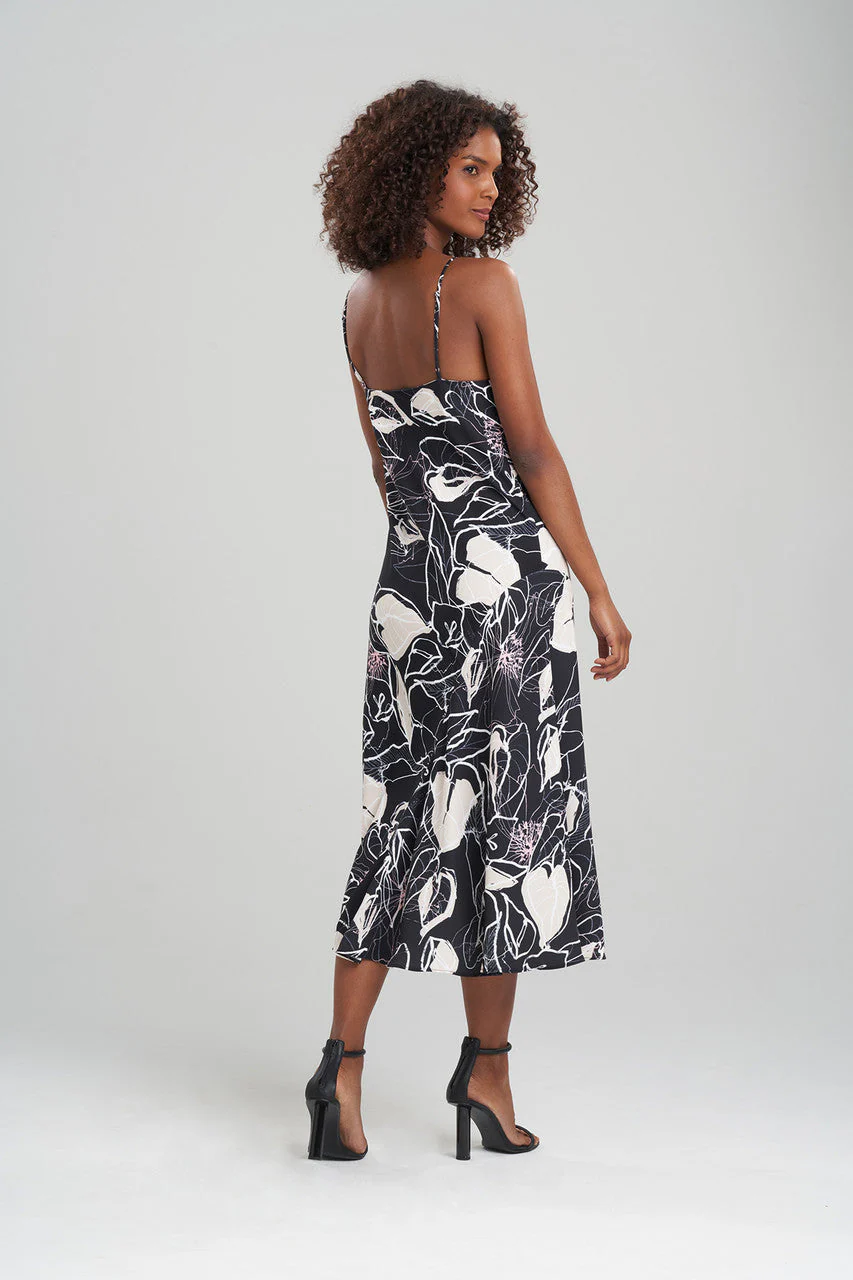 Hana Fluid Crepe Slip Dress - Image 3