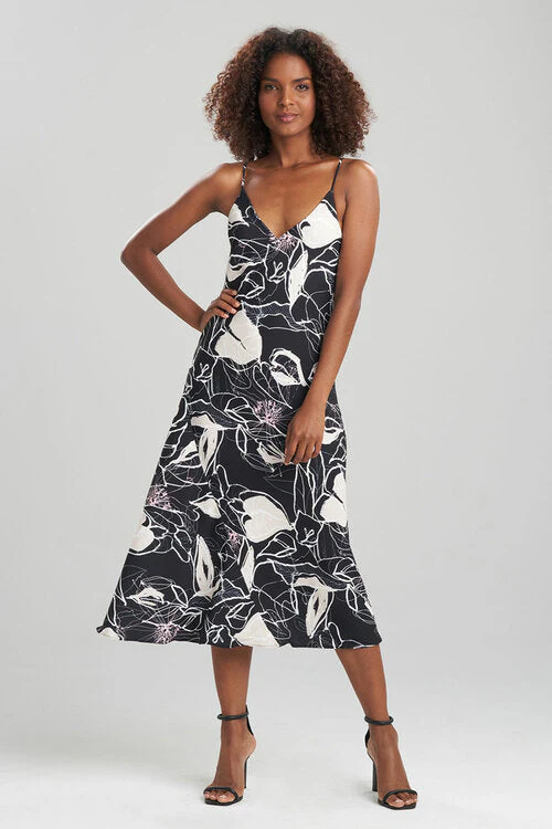 Hana Fluid Crepe Slip Dress - Image 6