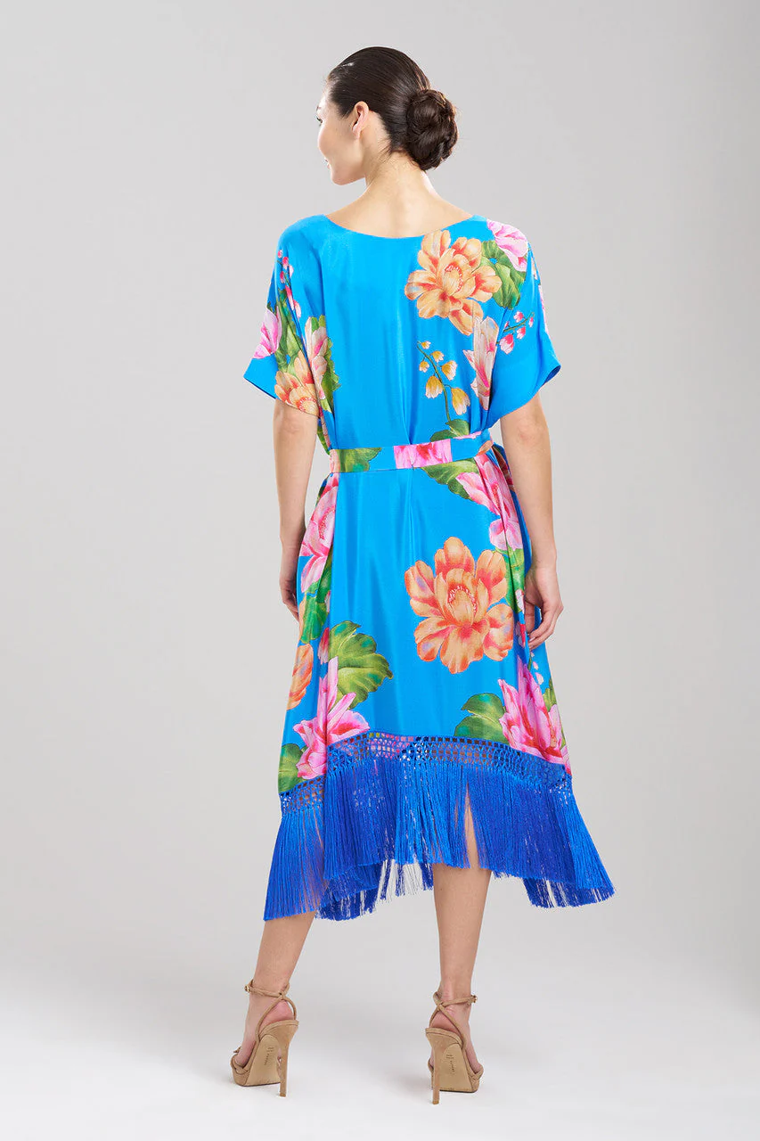 Hanabi Fringe Silk Caftan - Image 2